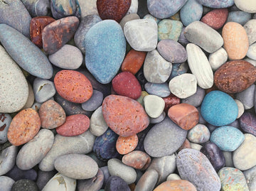 Herzl Kashetsky artwork 'Beach Stones II' at Gallery78 Fredericton, New Brunswick