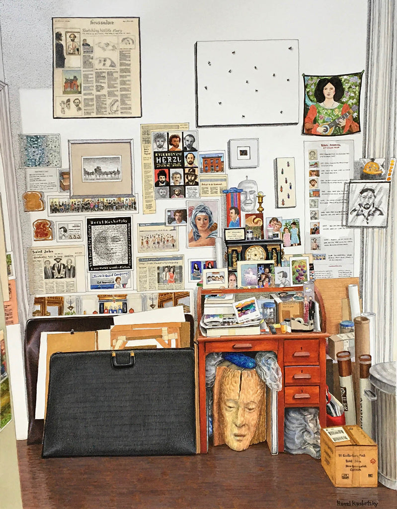 Herzl Kashetsky artwork 'Studio Interior I' at Gallery78 Fredericton, New Brunswick