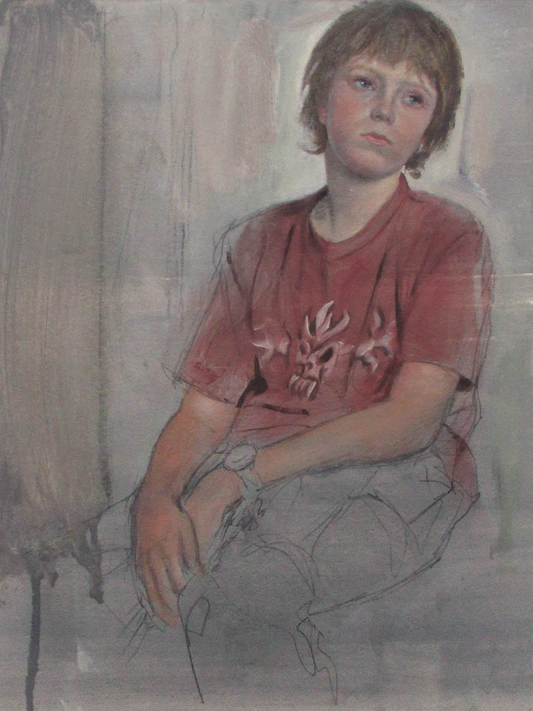 Glenn Priestley artwork 'Young Boy' at Gallery78 Fredericton, New Brunswick