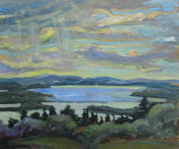 Julia Tilley Crawford artwork 'Untitled (Sun Shining Through)' at Gallery78 Fredericton, New Brunswick