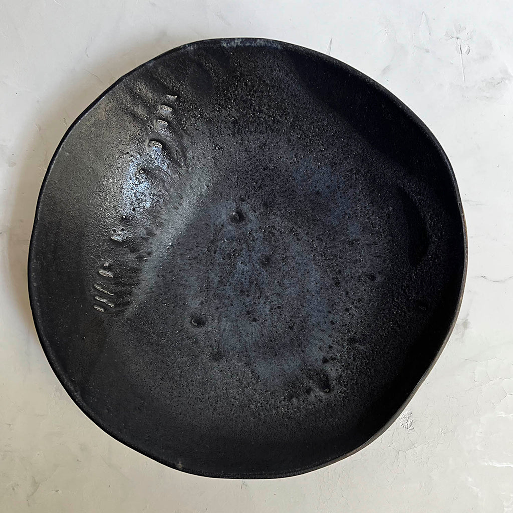 Heather Waugh Pitts artwork 'Black Porcelain Series, 10" Bowl' at Gallery78 Fredericton, New Brunswick