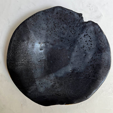 Heather Waugh Pitts artwork 'Black Porcelain Series, 10" Bowl (Irregular Sides)' at Gallery78 Fredericton, New Brunswick