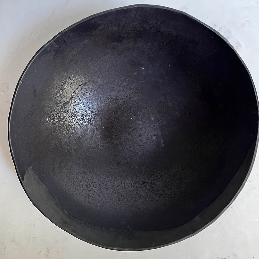 Heather Waugh Pitts artwork 'Black Porcelain Series, 11.5" Bowl' at Gallery78 Fredericton, New Brunswick
