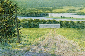 David McKay artwork 'Looking Down Toward the River' at Gallery78 Fredericton, New Brunswick