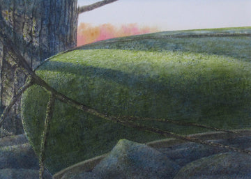 David McKay artwork 'End of the Canoe' at Gallery78 Fredericton, New Brunswick