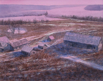 David McKay artwork 'Snow Tracks' at Gallery78 Fredericton, New Brunswick