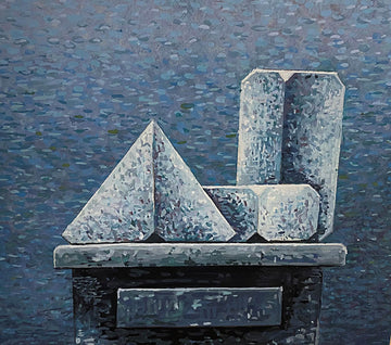 William Forrestall artwork 'Small Still Life in Blue' at Gallery78 Fredericton, New Brunswick