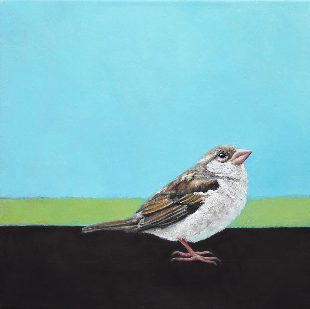 Anna Cameron artwork 'Sparrow III' at Gallery78 Fredericton, New Brunswick