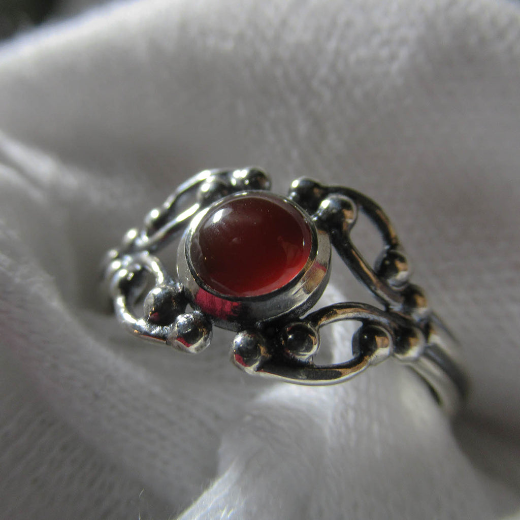 Laura Boudreau artwork 'Carnelian Ring, Size 11' at Gallery78 Fredericton, New Brunswick