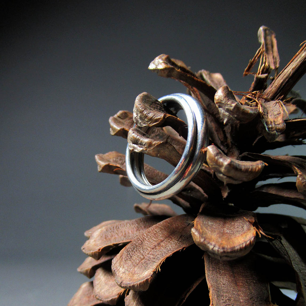 Laura Boudreau artwork 'Sterling Silver Ring, Size 10' at Gallery78 Fredericton, New Brunswick