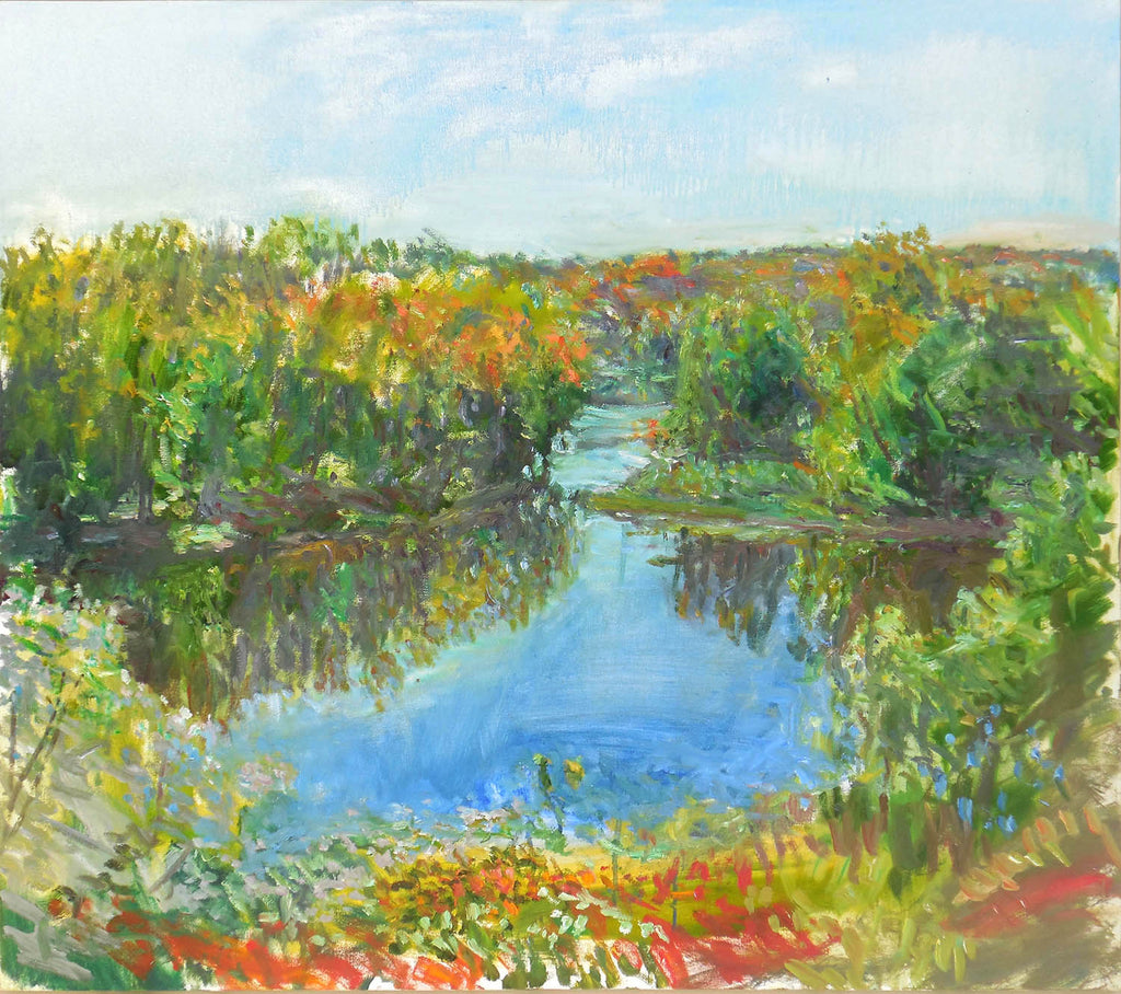 Stephen May artwork 'From K + E's in the Fall' at Gallery78 Fredericton, New Brunswick