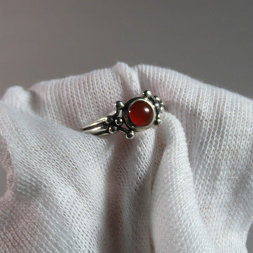 Laura Boudreau artwork 'Carnelian Ring, Size 7' at Gallery78 Fredericton, New Brunswick