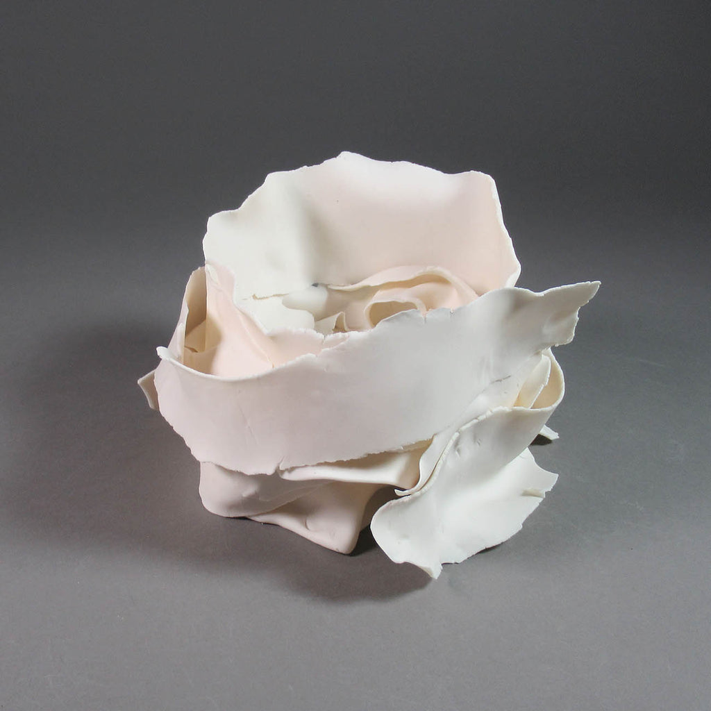 Heather Waugh Pitts artwork 'Translucent Porcelain Nest Sculpture' at Gallery78 Fredericton, New Brunswick