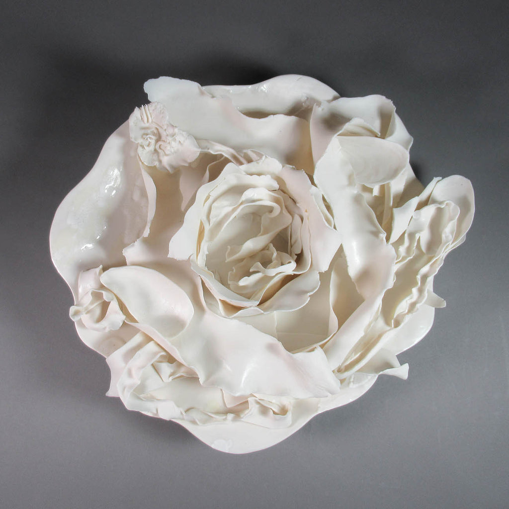 Heather Waugh Pitts artwork 'Translucent Porcelain Seaweed/Shell Sculpture' at Gallery78 Fredericton, New Brunswick