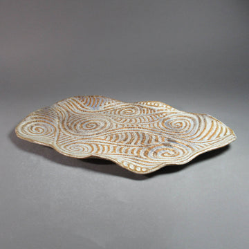 Karen Knight artwork 'Low Tide Series Platter 1' at Gallery78 Fredericton, New Brunswick