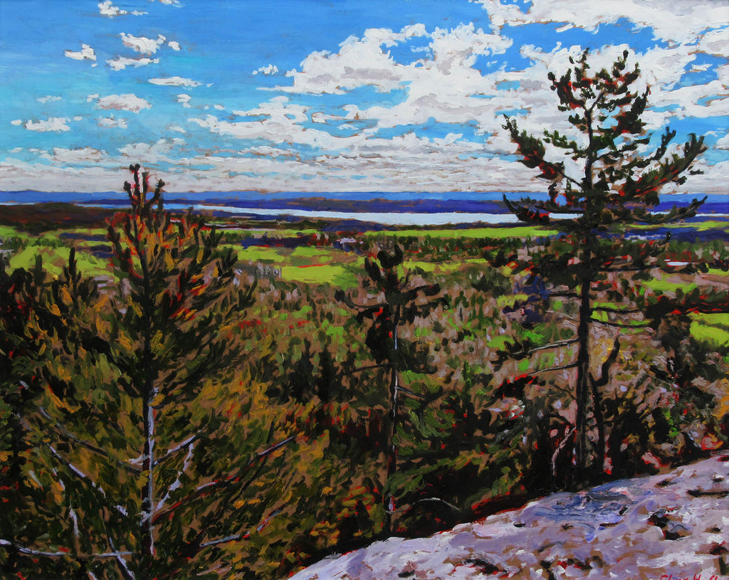 Glenn Hall artwork 'Wolf Trail, Gatineau, P.Q.' at Gallery78 Fredericton, New Brunswick