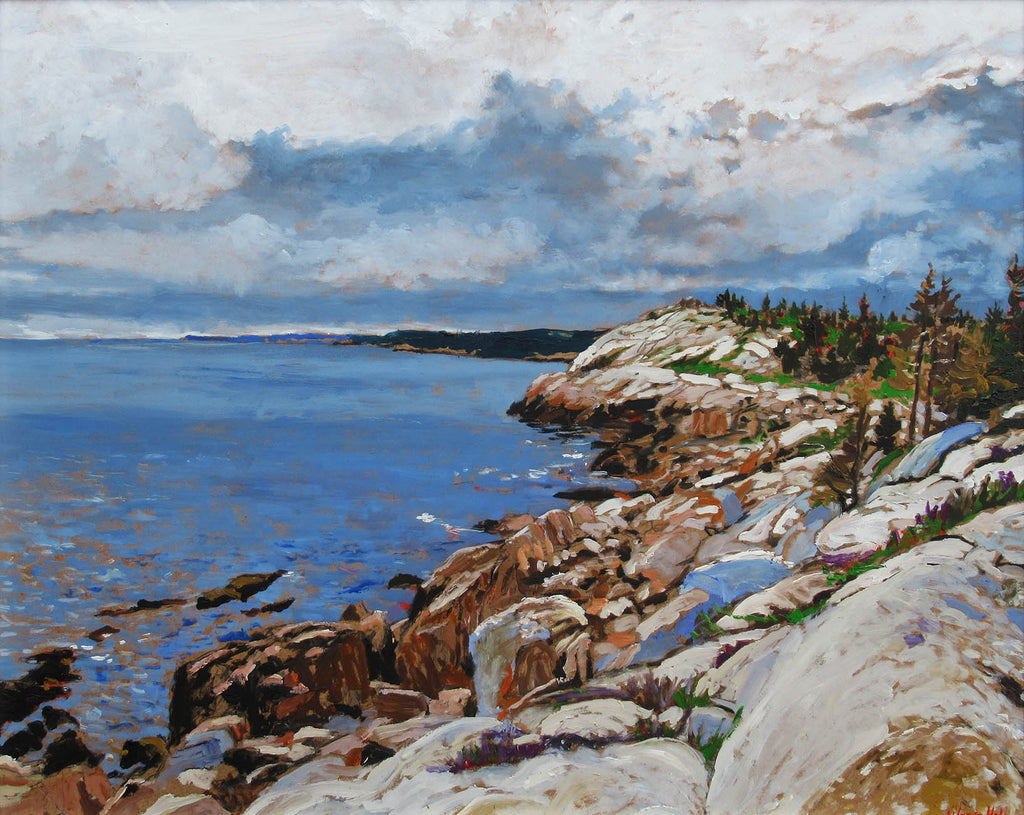 Glenn Hall artwork 'Herring Cove, N.S.' at Gallery78 Fredericton, New Brunswick