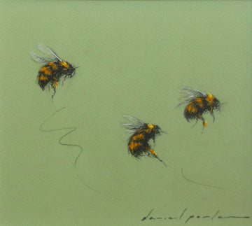 Daniel Porter artwork 'Pollinating Trio' at Gallery78 Fredericton, New Brunswick
