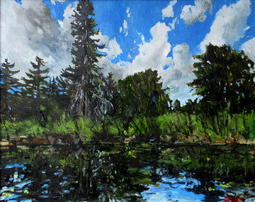 Jonathan MacDonald artwork 'High Water' at Gallery78 Fredericton, New Brunswick