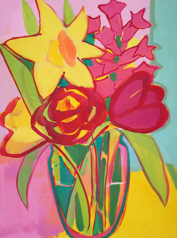 Alexandrya Eaton artwork 'April Bouquet' at Gallery78 Fredericton, New Brunswick