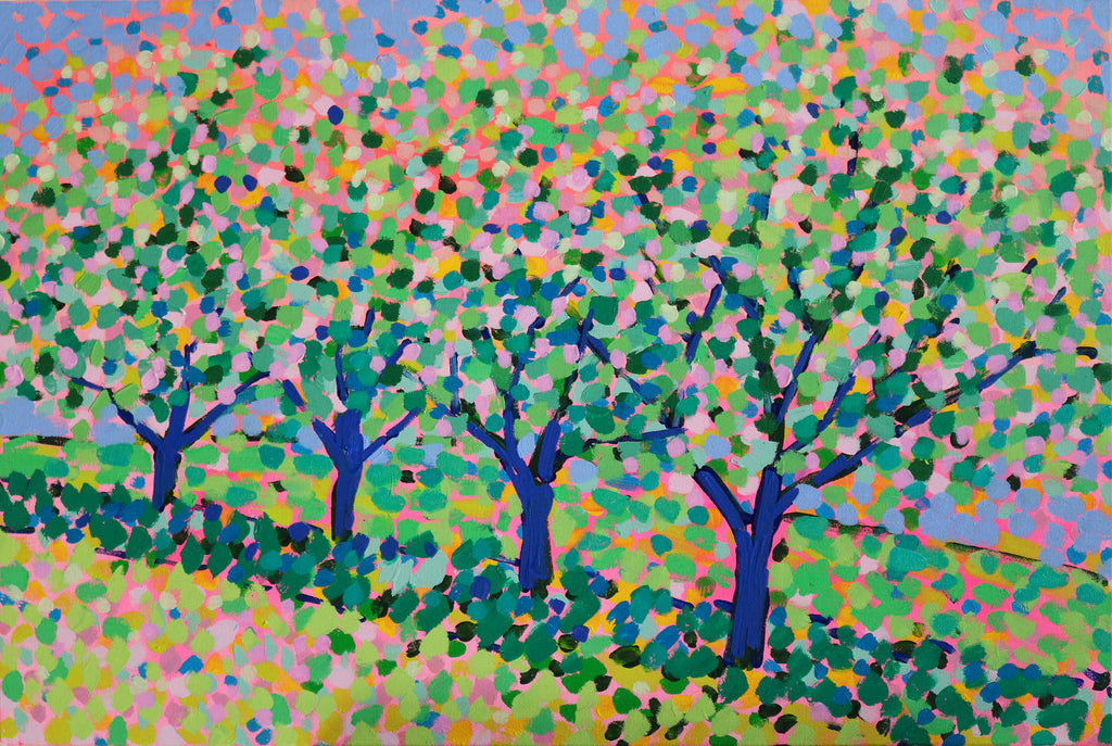 Alexandrya Eaton artwork 'Soft Orchard' at Gallery78 Fredericton, New Brunswick