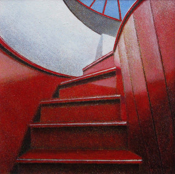 Steven Rhude artwork 'Step to the Light, Bonavista' at Gallery78 Fredericton, New Brunswick