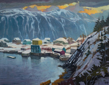 Réjean Roy artwork 'Norris Point (Newfoundland)' at Gallery78 Fredericton, New Brunswick