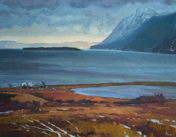 Réjean Roy artwork 'York Harbour (Newfoundland)' at Gallery78 Fredericton, New Brunswick