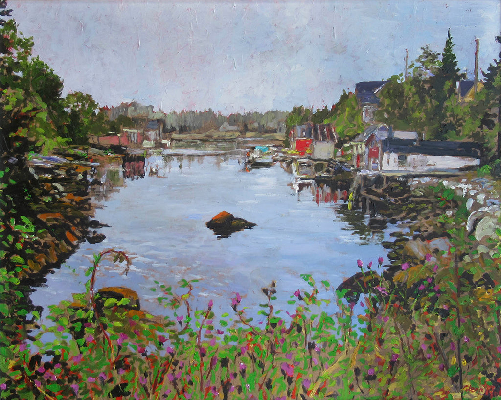 Glenn Hall artwork 'Herring Cove, N.S. II' at Gallery78 Fredericton, New Brunswick