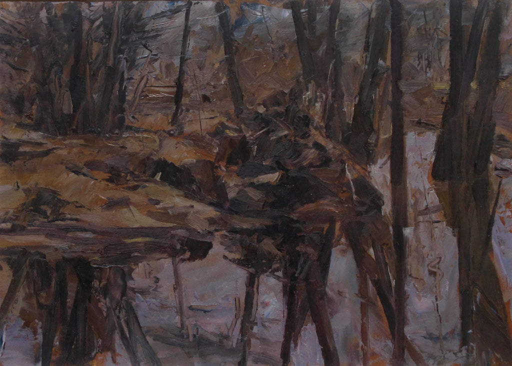 Stephen Scott artwork 'Flooded Backwater' at Gallery78 Fredericton, New Brunswick
