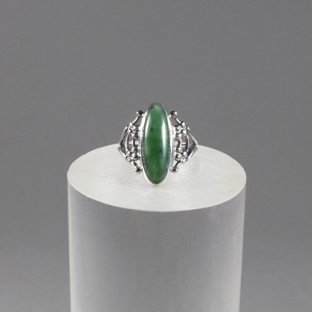 Laura Boudreau artwork 'Nephrite Jade Ring, Large, Size 8' at Gallery78 Fredericton, New Brunswick