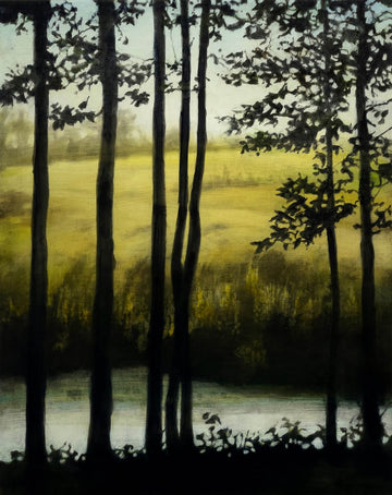 Stephen Hutchings artwork 'View through the Trees' at Gallery78 Fredericton, New Brunswick