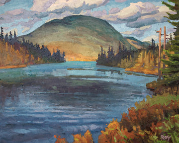 Réjean Roy artwork 'Lac Sauvage' at Gallery78 Fredericton, New Brunswick