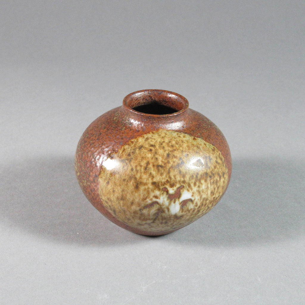 Deichmann Pottery artwork 'Small Brown Vase' at Gallery78 Fredericton, New Brunswick