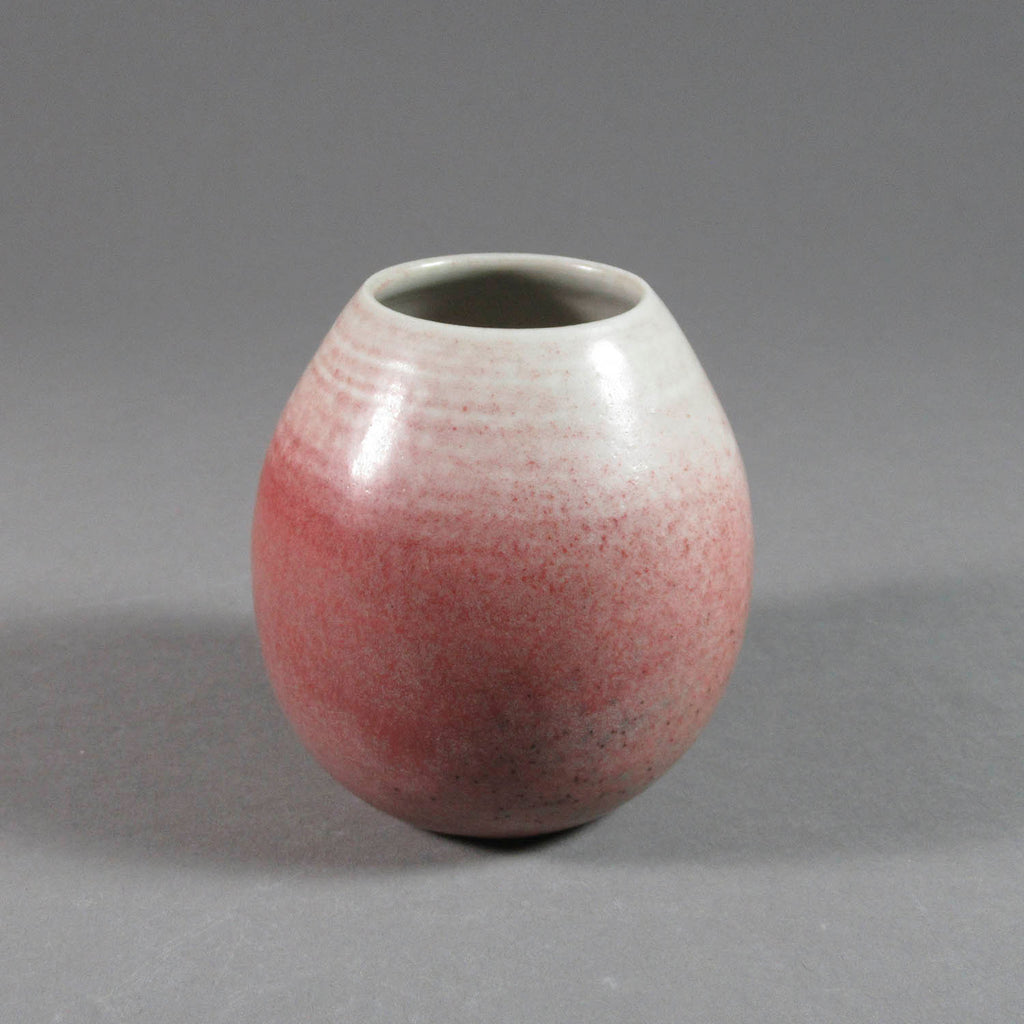 Deichmann Pottery artwork 'Small Red Vase' at Gallery78 Fredericton, New Brunswick