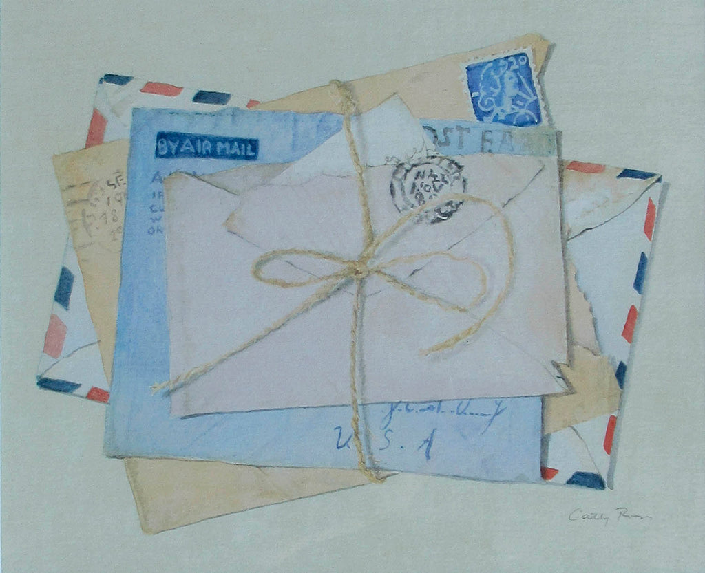 Cathy Ross artwork 'Love Letters' at Gallery78 Fredericton, New Brunswick