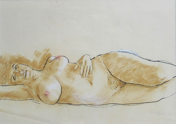 Fred Ross artwork 'Reclining Nude' at Gallery78 Fredericton, New Brunswick