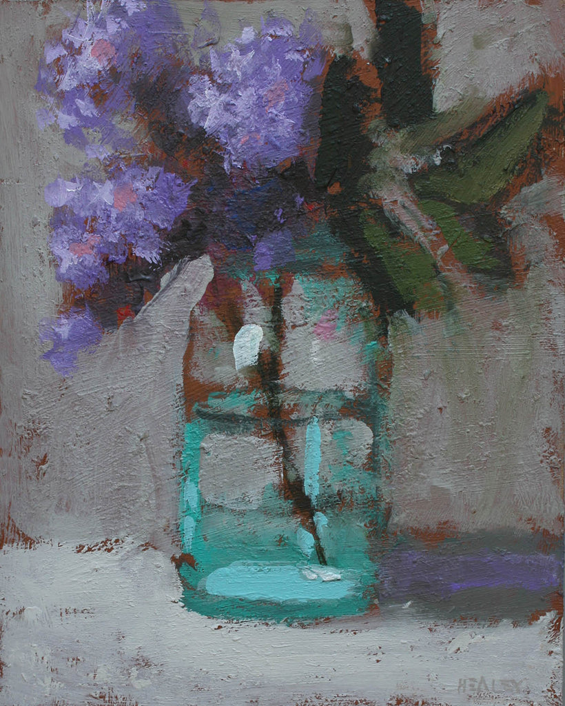 Paul Healey artwork 'Lilacs' at Gallery78 Fredericton, New Brunswick