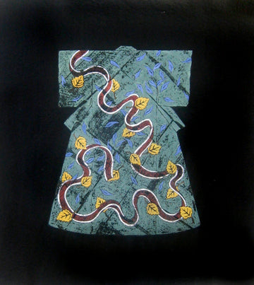 Christopher Harding artwork 'Kimono (Obi in the Wind)' at Gallery78 Fredericton, New Brunswick