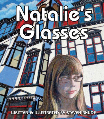 Retail >Books artwork 'Natalie's Glasses' at Gallery78 Fredericton, New Brunswick