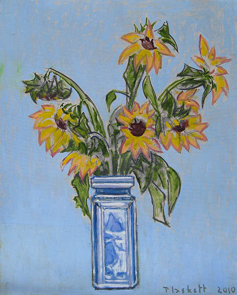 Joseph Plaskett, OC artwork 'Sunflowers' at Gallery78 Fredericton, New Brunswick