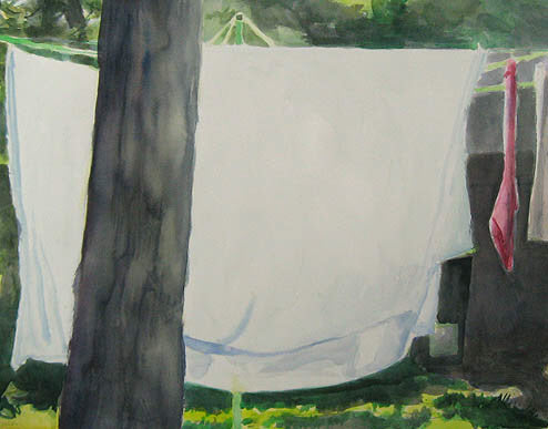 Paul Miller artwork 'The Laundry' at Gallery78 Fredericton, New Brunswick