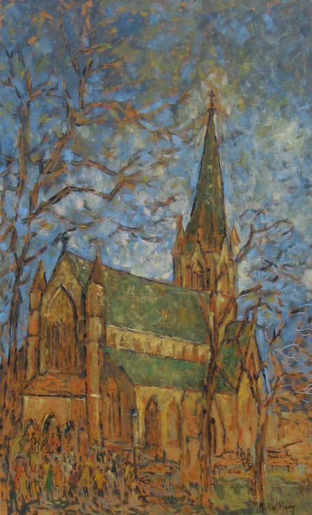 Michael Khoury artwork 'The Cathedral' at Gallery78 Fredericton, New Brunswick