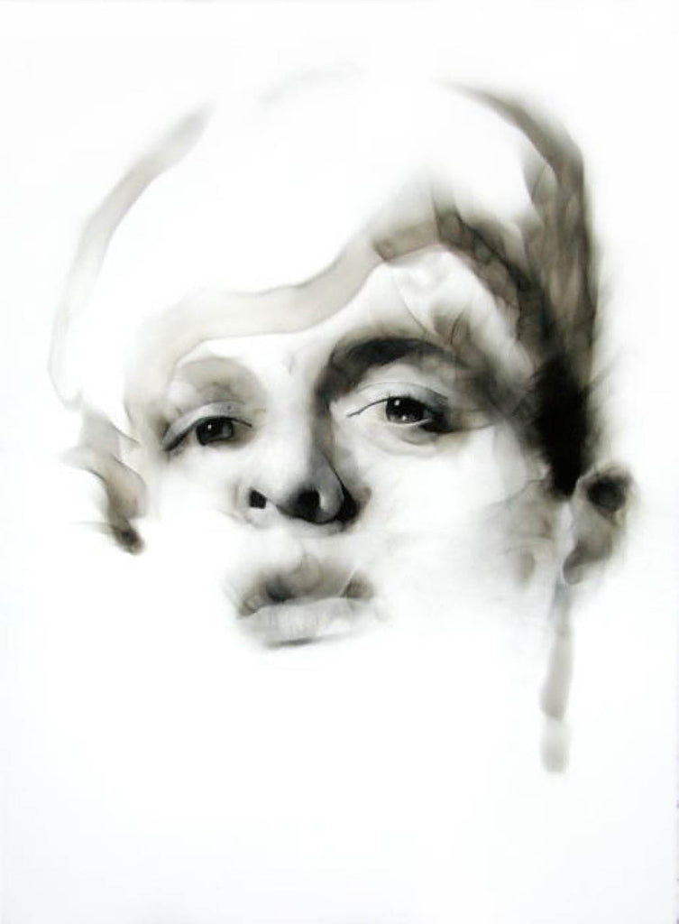 Jessie Babin artwork 'Smoke Drawing #10' at Gallery78 Fredericton, New Brunswick