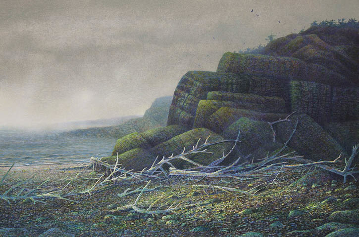 David McKay, RCA artwork 'Light Coming Through the Fog' at Gallery78 Fredericton, New Brunswick