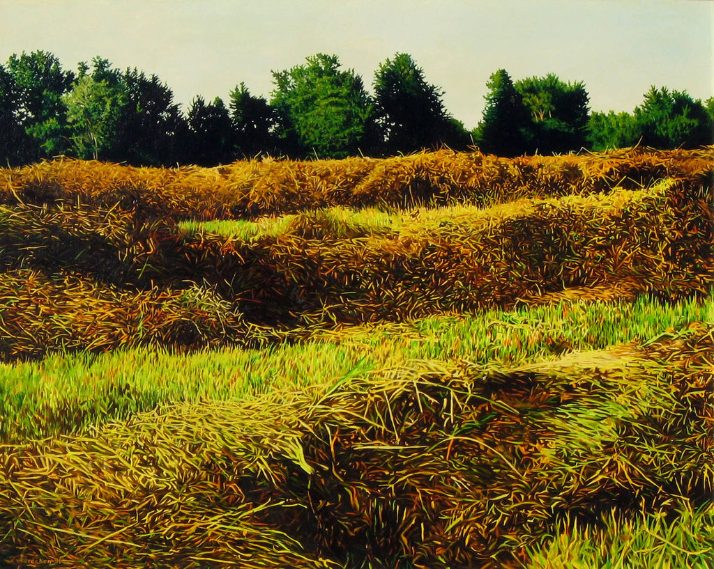 Dawn McCracken artwork 'New-Mown Hay' at Gallery78 Fredericton, New Brunswick