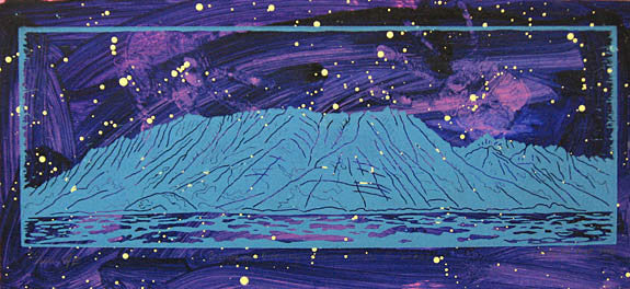 Christine  Koch artwork 'Landscape Dreaming: Kluane - Across the Lake' at Gallery78 Fredericton, New Brunswick