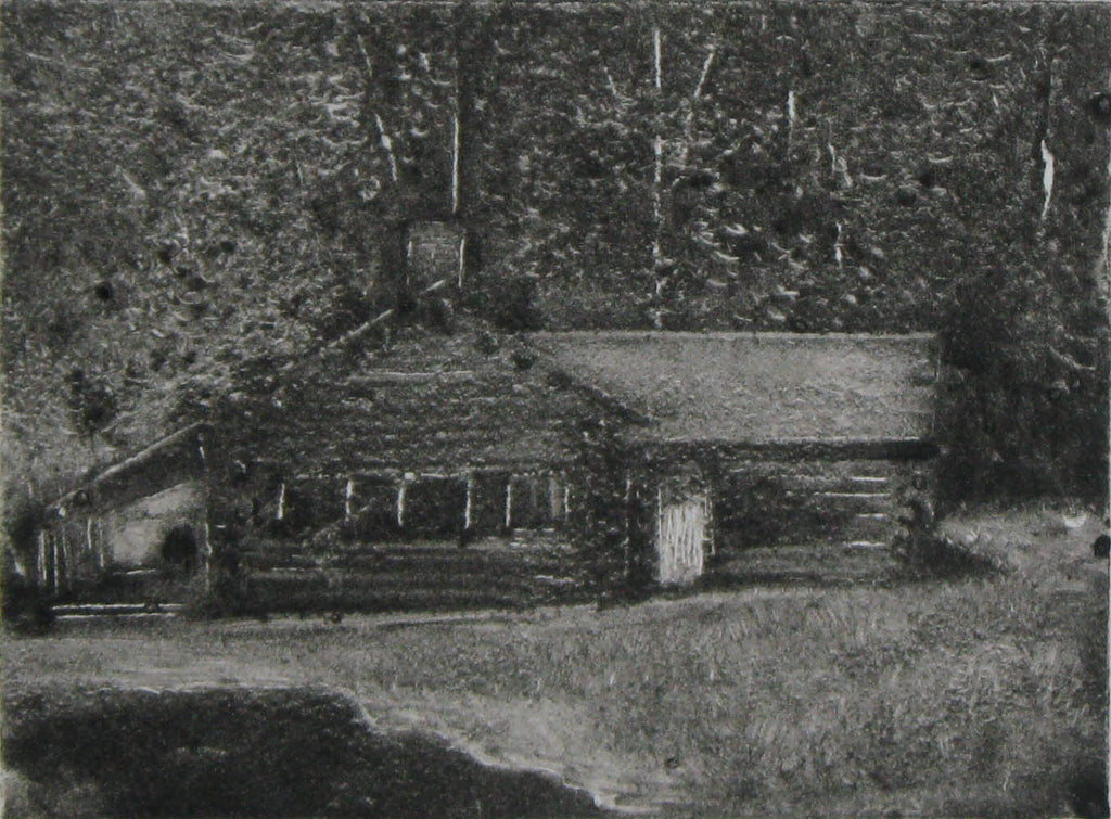 Francis Wishart artwork 'Untitled (Cabin)' at Gallery78 Fredericton, New Brunswick
