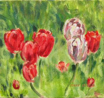 Peggy Smith artwork 'Spring's Tulips' at Gallery78 Fredericton, New Brunswick