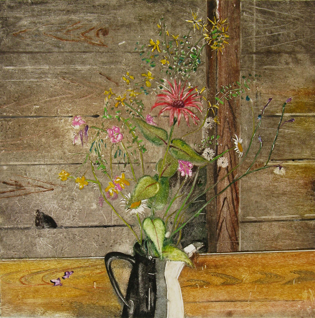 Francis Wishart artwork 'Flowers' at Gallery78 Fredericton, New Brunswick
